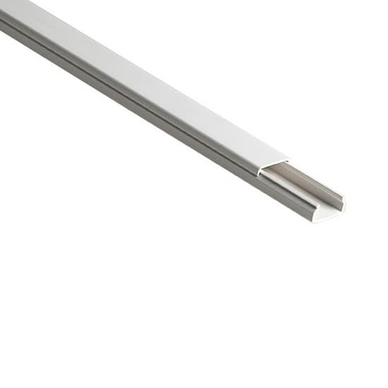 Кабельный канал, РУВИНИЛ, РКК-20х10, 20х10х2000мм (ширина х высота), Белый, (150 метров в коробке)