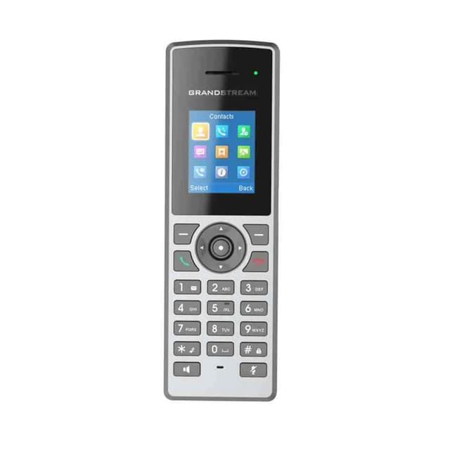 DECT IP телефон, Grandstream, DP722, 10 SIP-аккаунтов, 10 линий, ЖК-дисплей 128x160 (1.8 дюйма), 800 мАч Ni-MH AAA, блок питания Micro-USB 5 В/1 А