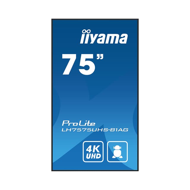 Монитор, iiyama, LH7575UHS-B1AG, PROLITE, 75"