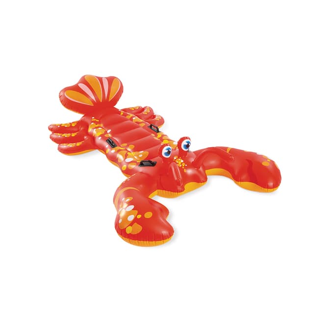 Надувная игрушка для катания верхом Лобстер (Giant Lobster) 213 х 137 см, INTEX, 57528NP, Винил, 6+, Красный, Цветная коробка