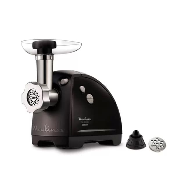Мясорубка, Moulinex, ME622832, Мощность 2000 Вт, Производительность 2,6 кг/мин, Насадка для кеббе, Отсек для хранения аксессуаров, Черный