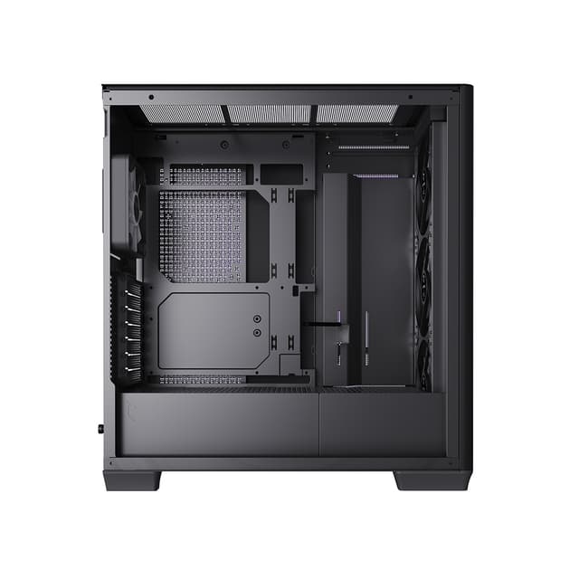 Компьютерный корпус, Aerocool, APNX C1 BK (C1-R-BK-v1), ATX/Micro ATX, USB 1*Type C/2*3.0 , HD-Audio+Mic, Кулер 4*12 ARGB см, Высота процессорного кулера до 166 мм, Длина VGA до 395мм, 3*3.5"/3*2.5", Толщина 0,8мм, 502x230x464мм, Без Б/П, Чёрный