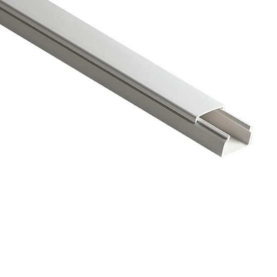 Кабельный канал, РУВИНИЛ, РКК-25х16, 25х16х2000мм (ширина х высота), Белый, (80 метров в коробке)