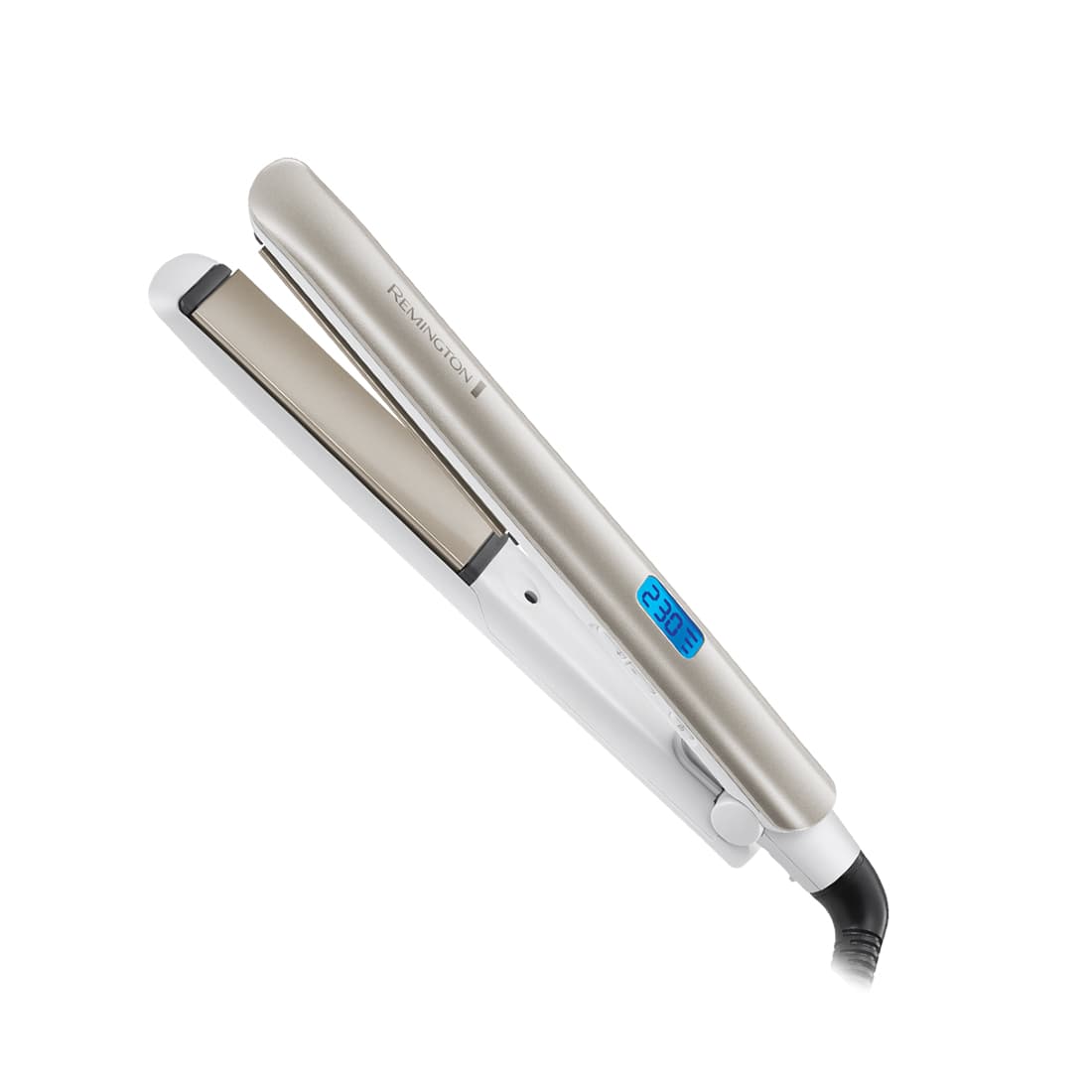 Выпрямитель для волос, Remington, S8901, Мощность 55W, 9 режимов нагрева, Керамическое покрытие рабочей поверхности, Автоотключение, Защита от перегрева, Ионизация, Серый