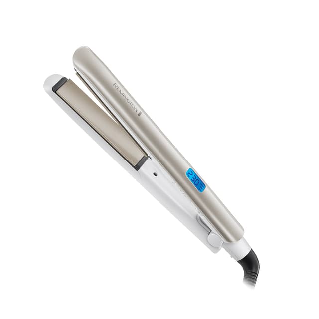 Выпрямитель для волос, Remington, S8901, Мощность 55W, 9 режимов нагрева, Керамическое покрытие рабочей поверхности, Автоотключение, Защита от перегрева, Ионизация, Серый