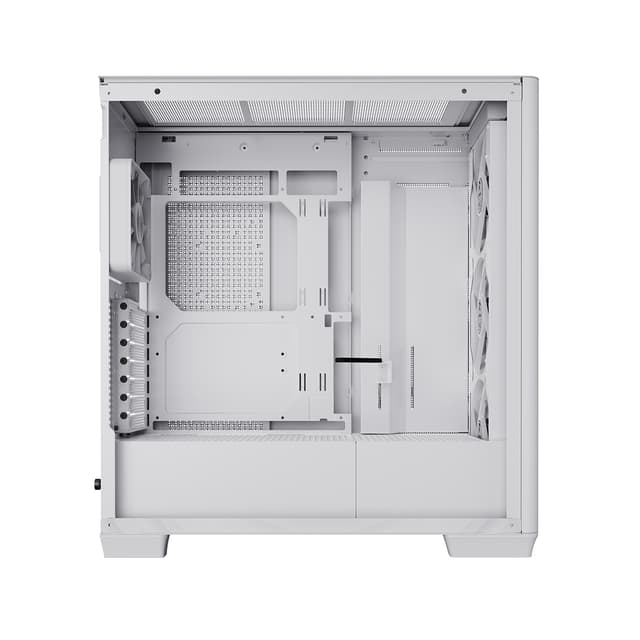 Компьютерный корпус, Aerocool, APNX C1 WH (C1-R-WT-v1), ATX/Micro ATX, USB 1*Type C/2*3.0 , HD-Audio+Mic, Кулер 4*12см ARGB, Высота процессорного кулера до 166 мм, Длина VGA до 395мм, 3*3.5"/3*2.5", Толщина 0,8мм, 502x230x464мм, Без Б/П, Белый