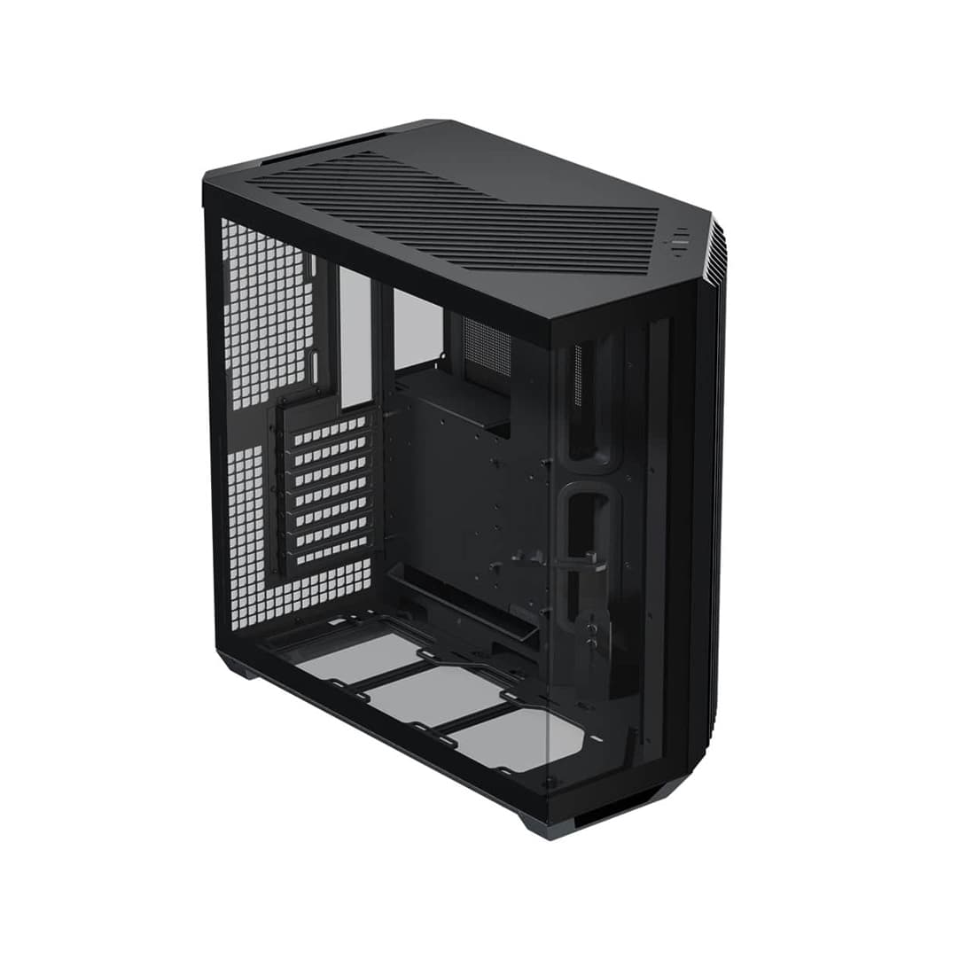 Компьютерный корпус, Aerocool, APNX V1 (V1-BK-v1), ATX/Micro ATX, USB 1*Type C/2*3.2, HD-Audio+Mic, Высота процессорного кулера до 170 мм, Длина VGA до 395мм, 2*3.5"/6*2.5", Толщина 0,8мм, 485.5x290x500мм, Без Б/П, Чёрный