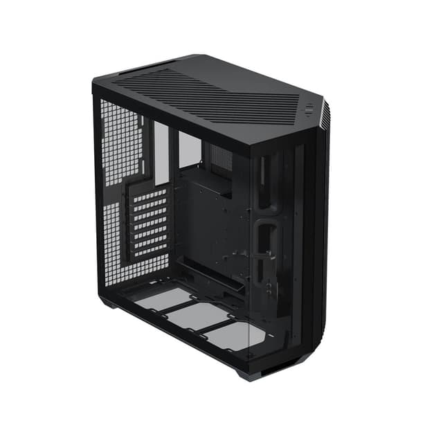 Компьютерный корпус, Aerocool, APNX V1 (V1-BK-v1), ATX/Micro ATX, USB 1*Type C/2*3.2, HD-Audio+Mic, Высота процессорного кулера до 170 мм, Длина VGA до 395мм, 2*3.5"/6*2.5", Толщина 0,8мм, 485.5x290x500мм, Без Б/П, Чёрный