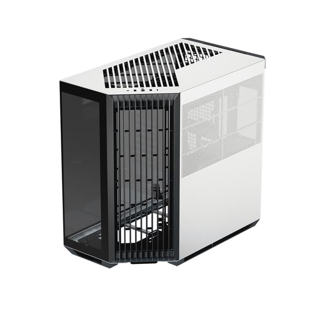 Компьютерный корпус, Aerocool, APNX V1 BW (V1-BW-v1), ATX/Micro ATX, USB 1*Type C/2*3.2, HD-Audio+Mic, Высота процессорного кулера до 170 мм, Длина VGA до 395мм, 2*3.5"/6*2.5", Толщина 0,8мм, 485.5x290x500мм, Без Б/П, Чёрно-белый