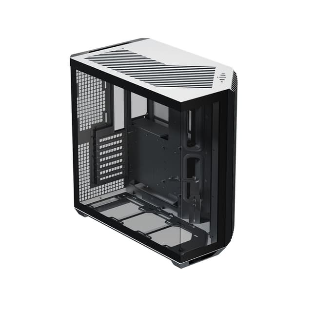 Компьютерный корпус, Aerocool, APNX V1 BW (V1-BW-v1), ATX/Micro ATX, USB 1*Type C/2*3.2, HD-Audio+Mic, Высота процессорного кулера до 170 мм, Длина VGA до 395мм, 2*3.5"/6*2.5", Толщина 0,8мм, 485.5x290x500мм, Без Б/П, Чёрно-белый