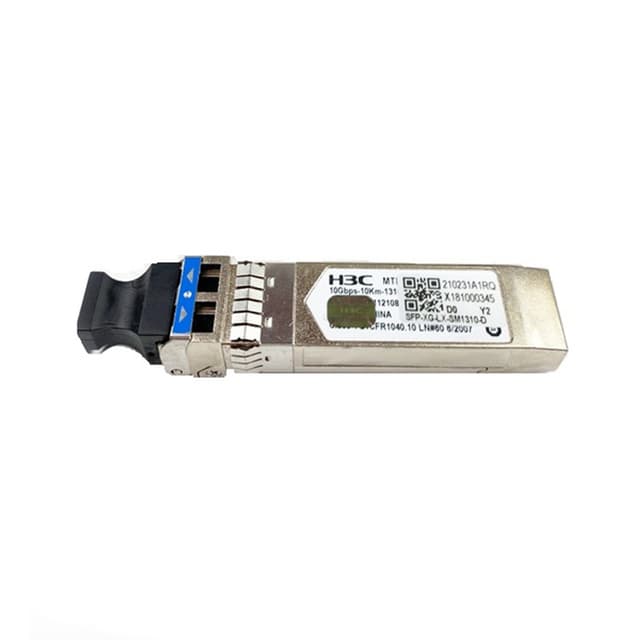 Трансивер, H3C, SFP-XG-LX-SM1310, single-mode, 10GBASE-LR SFP+, 1310nm, 10km, LC duplex, 0°C ~ +70°C