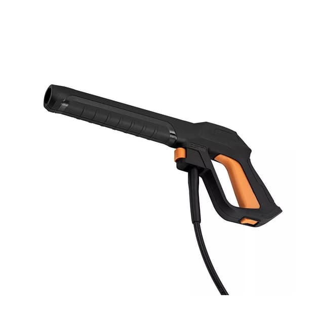 Мойка высокого давления, Kitfort, КТ-9162, Давление 11-16 Мпа, Расход воды 5.6-8 л/мин, Уровень шума < 95 дБ, Диаметр быстросъемного коннектора 19 мм, Длина высоконапорного шланга 5 м, Длина шнура 5 м, Мощность 2200 Вт, Черный/Оранжевый