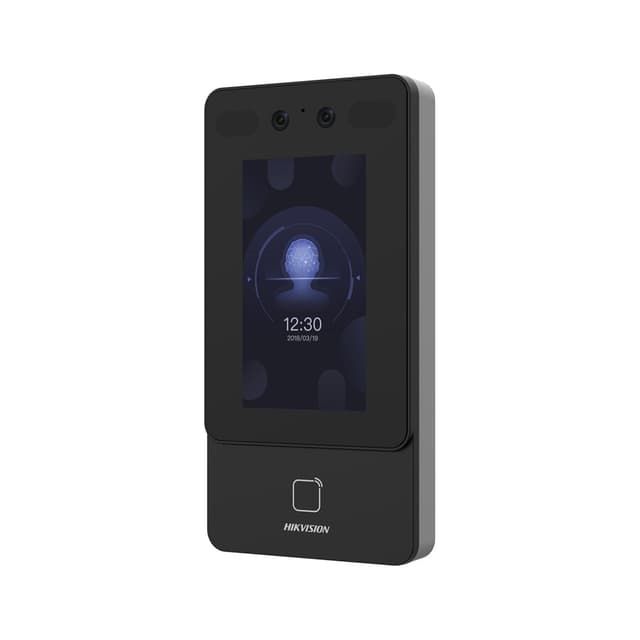 Контроллер доступа, Hikvision, DS-K1T342MX, Распознавание лица, 4.3'- сенсорный экран, 2мп камера, Mifare (1356 МГц), TCP/IP ISUP5.0 ISAPI, от -10 °C до 40 °C, IP65, 12 VDC