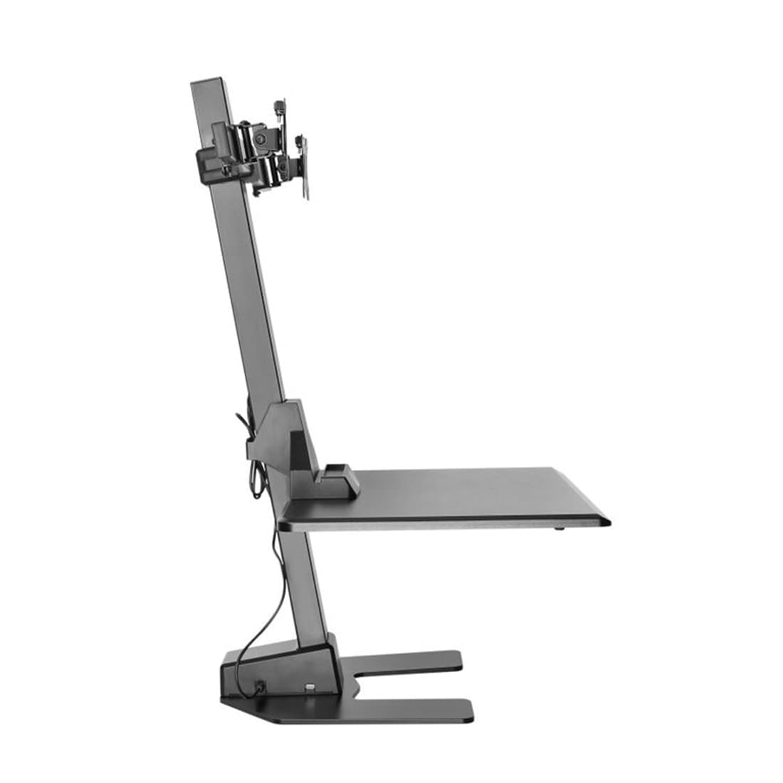 Настольный кронштейн для мониторов, Brateck, DWS10-T02, 13"-32", Нагрузка 2х8 кг., Наклон +/- 45°, Поворот +/- 90°, Вращение монитора +/- 180°, VESA 75x75,100x100