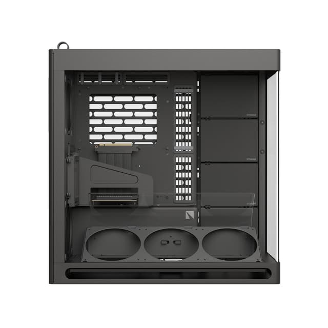 Компьютерный корпус, HAVN, HS 420 VGPU BK (HVN-CA-HS420-08), E-ATX/ATX/Micro ATX, USB 1*Type C/2*3.2, HD-Audio, Высота процессорного кулера до 185 мм, Длина VGA до 470мм, 5*3.5"/5*2.5", Толщина 0,8мм, 541x259,5x547мм, Без Б/П, Чёрный