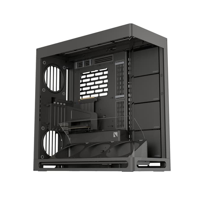 Компьютерный корпус, HAVN, HS 420 VGPU BK (HVN-CA-HS420-08), E-ATX/ATX/Micro ATX, USB 1*Type C/2*3.2, HD-Audio, Высота процессорного кулера до 185 мм, Длина VGA до 470мм, 5*3.5"/5*2.5", Толщина 0,8мм, 541x259,5x547мм, Без Б/П, Чёрный