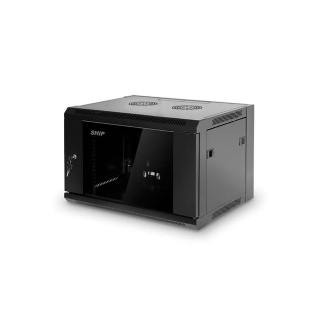 Шкаф коммуникационный настенный, SHIP, 5622.01.100, SE серия, 19'' 22U, 570*600*1080 мм, Ш*Г*В, IP20, Чёрный