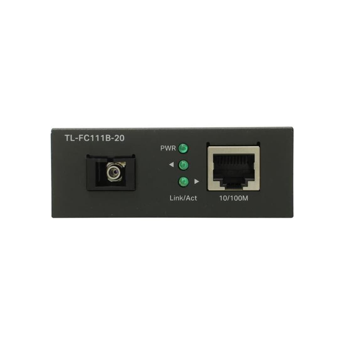 Медиаконвертер, TP-Link, FC111B-20, WDM, с 1 портом 10/100Base-TX и 1 портом 100Base-FX с разъемом SC (ТХ: 1310 нм. RX: 1550 нм) для одномодового оптического кабеля (до 20 км)