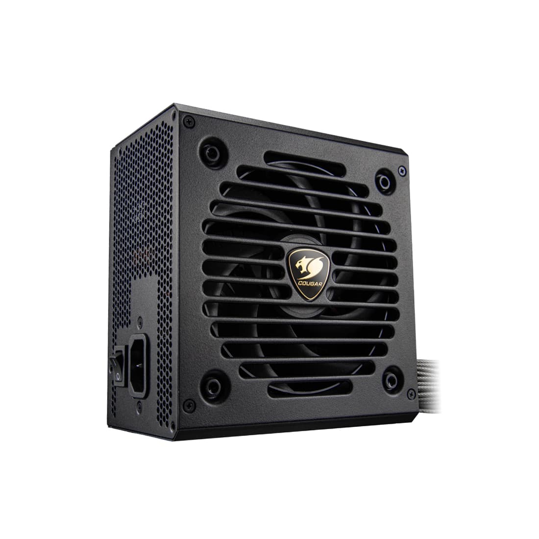 Блок питания, Cougar, GES 750, 750W, ATX 3.1, APFC, GOLD, 20+4 pin, 2*4+4pin, 6*Sata, 2*Molex, 2*PCI-E 6+2 pin, 12V-2X6, Вентилятор 12 см, Кабель питания, Чёрный