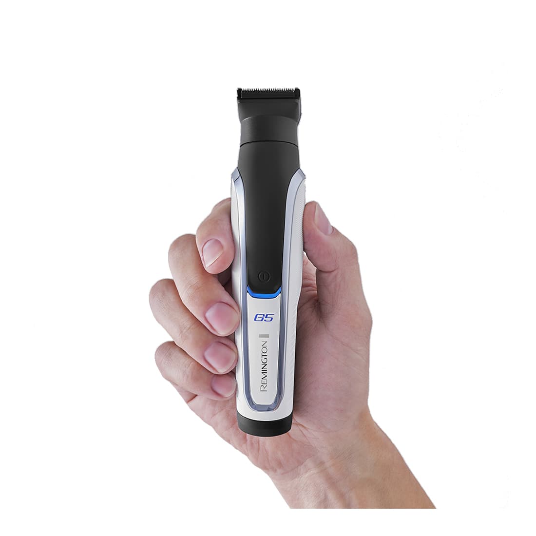 Машинка для стрижки, Remington, PG5000, 9 насадок, материал лезвий нержавеющая сталь, Питание от аккумулятора, Чехол для путешествий, Белый/Черный