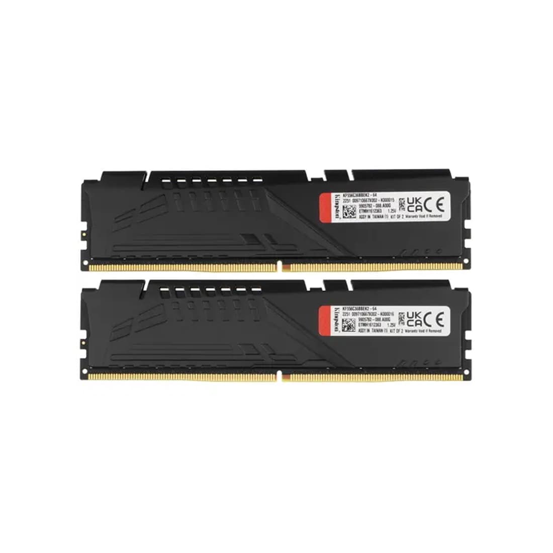 Комплект модулей памяти, Kingston, FURY Beast Black EXPO KF556C36BBEK2-64, DDR5, 64GB (Kit 2x32GB), DIMM <PC5-44800/5600MHz>