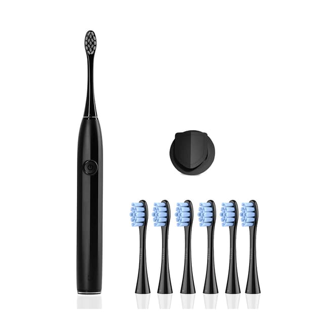 Зубная электрощетка, Oclean, Endurance, C01000360, Специально разработанный режим для начинающих, 72 000 движений в минуту с магнитным двигателем, Щетинки Dupont в форме ромба и буквы W, Срок службы батареи до 30 дней, Конструкция против плесени и настенное крепление, Водонепроницаемость IPX7, Черный