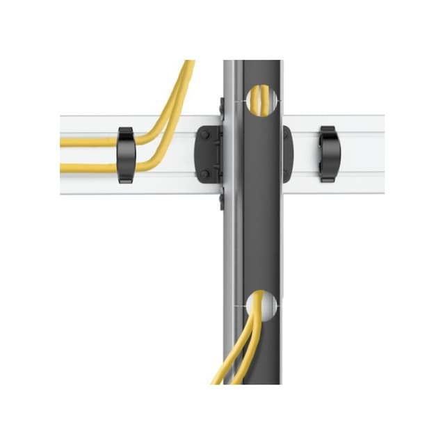 Стойка мобильная для видеостен, Brateck, LVS02-446FW, 45"-55", Макс. нагрузка - 50 кг (каждая), Высота 2135 мм., Угол поворота до +/-2°, Серебристый