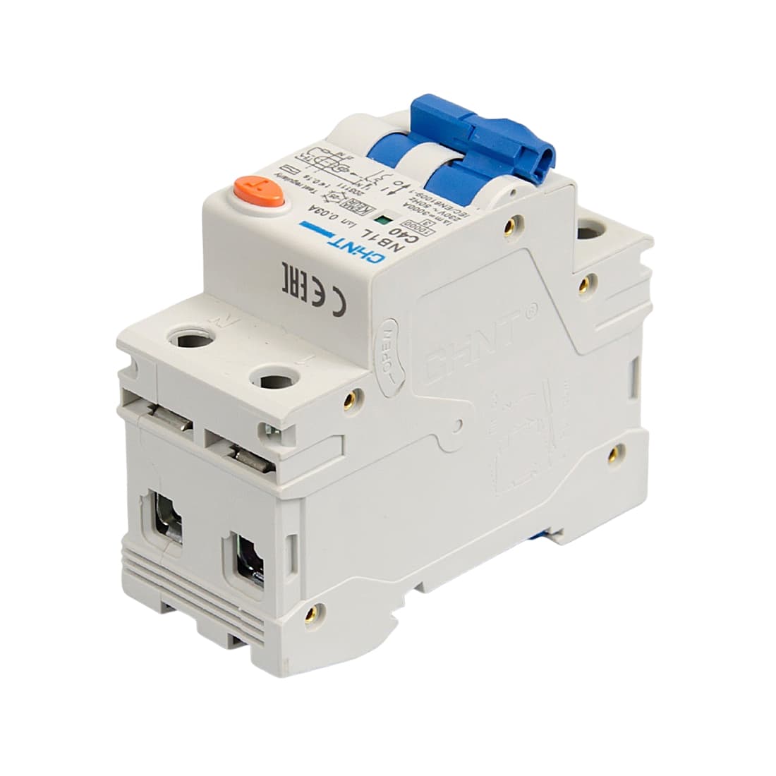 Дифференциальный автомат, CHINT, 203111 NB1L, 1P+N C40 30mA тип AC 10kA (36mm)