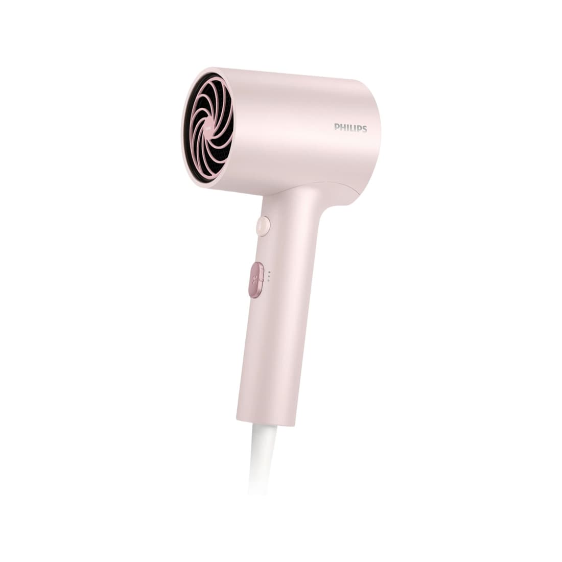Фен, Philips, Серии 3000 BHD321/50 ,DC-мотор, Мощность 1600 Вт , 2 скорости, 2 температурных режимов, Компактный, Ионизация, Длина шнура 1,6 м, Цвет розовый