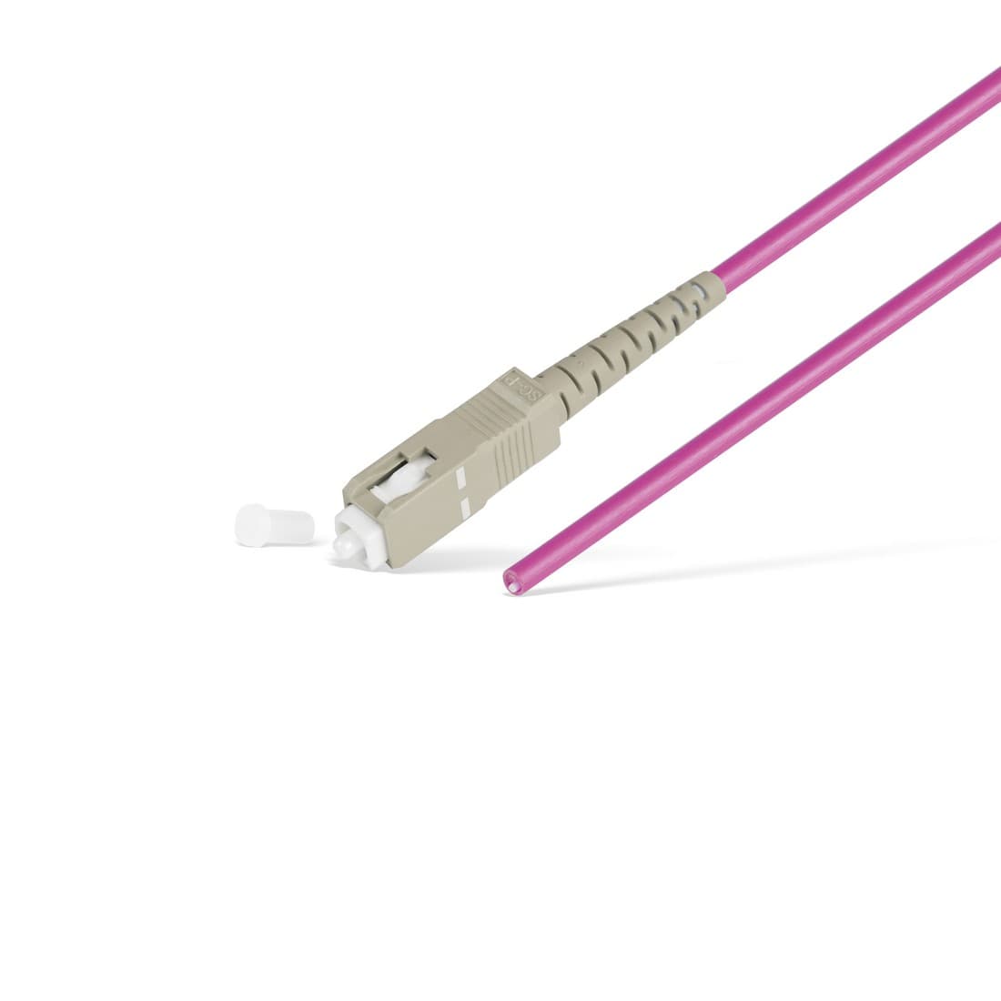 Пигтейл Оптический,, SC/UPC MM OM4 50/125 3.0 мм 1.5 м, LSZH, Пол. Пакет