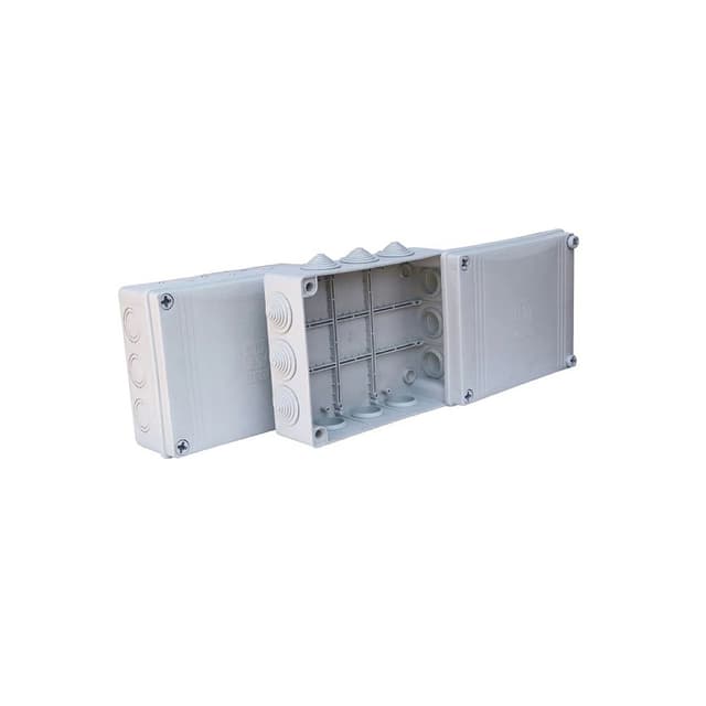 Коробка распаячная, KSC, 11-309, 190х240х70 для открытого монтажа с резиновыми вводами IP55