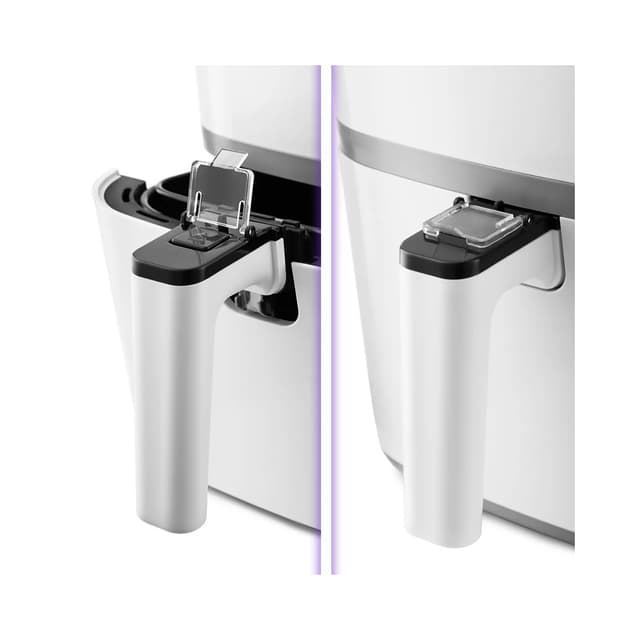 Аэрогриль, Kitfort, КТ-2217, Мощность 1500 Вт, Объем чаши 4.5 л, Сенсорное управление, Количество автоматических программ 6, Максимальная температура нагрева 200 °C, Цвет белый