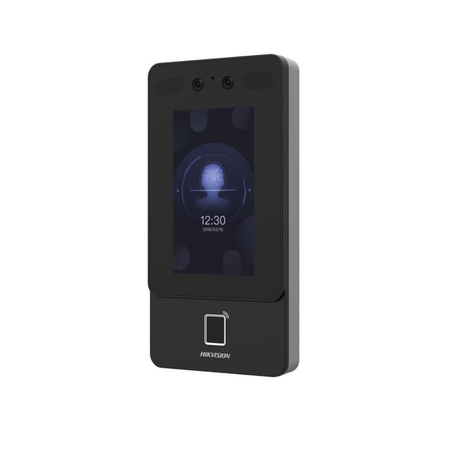 Контроллер доступа, Hikvision, DS-K1T342MX-E1, Терминал распознования лиц, 4,3-дюймовый сенсорный ЖК-экран, Linux , 2 МП, встроенный модуль считывания карт M1, POE, -30 °C до 60 °C