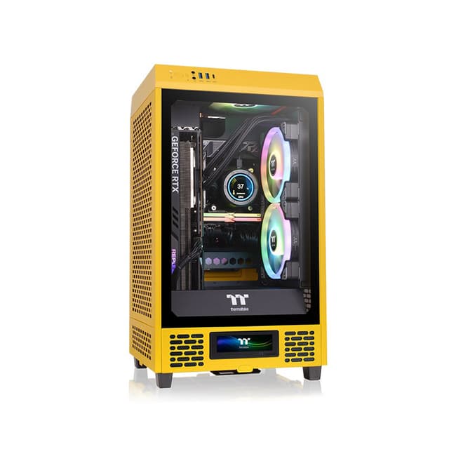 Панель LCD, Thermaltake, The Tower 200 Bumblebee, AC-067-OO4NAN-A1, 3.9", 128 x 480 (RGB), Желтый