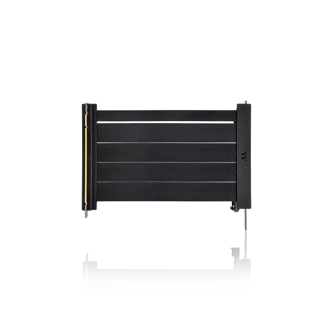 Райзер кабель для видеокарты, Thermaltake, PCI-E 4.0 Dual 90 Degree Riser cable 130мм, AC-071-CO1OTN-C1, Черный