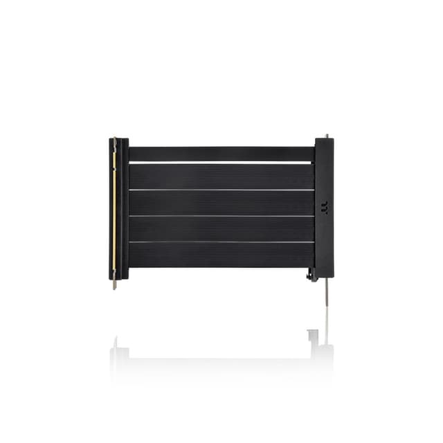 Райзер кабель для видеокарты, Thermaltake, PCI-E 4.0 Dual 90 Degree Riser cable 130мм, AC-071-CO1OTN-C1, Черный