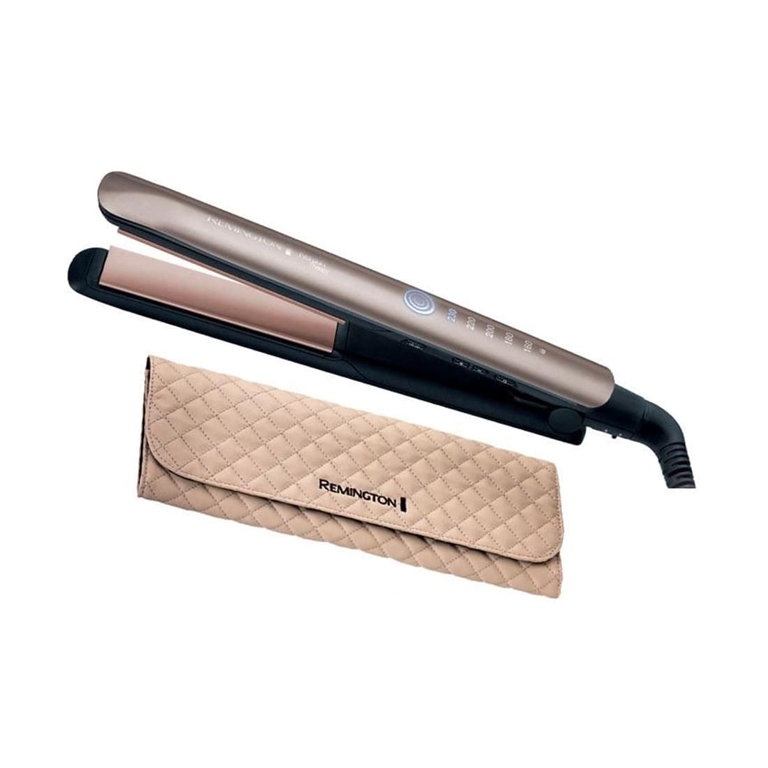 Выпрямитель для волос, Remington, S8590, 9 режимов нагрева, Керамическое покрытие, Автоотключение, Бронза