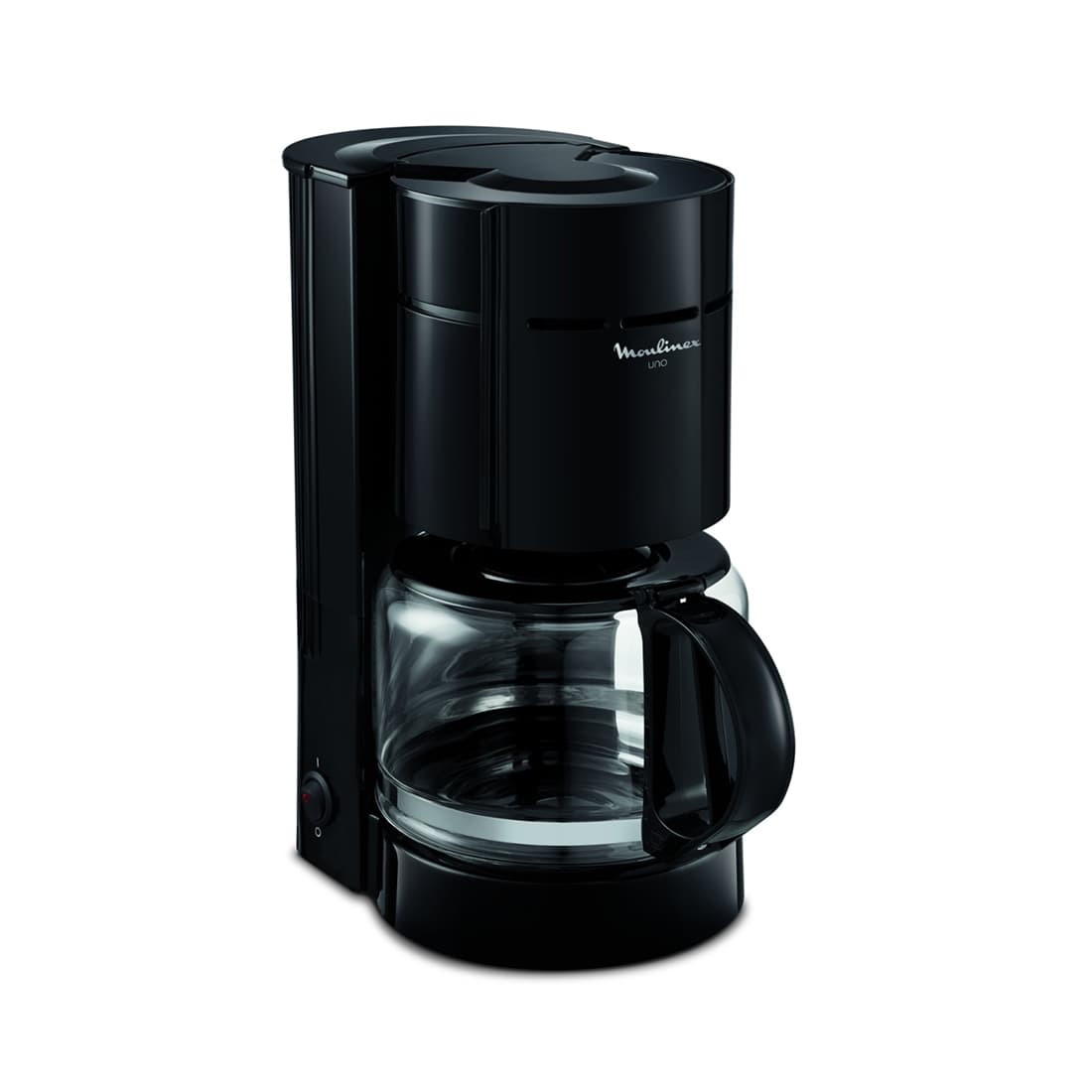 Кофеварка капельная, Moulinex, FG121811, Колба стекло, Подсветка, Максимальное количество кофе 1.25 л, Противокапельная система, Черный