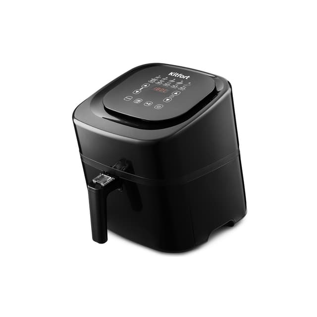 Аэрогриль, Kitfort, КТ-2215, Объем 4.5л, 5 программ, Температура 80-200 °C, Сенсорное управление, Таймер, Мощность 1500 Вт, Черный