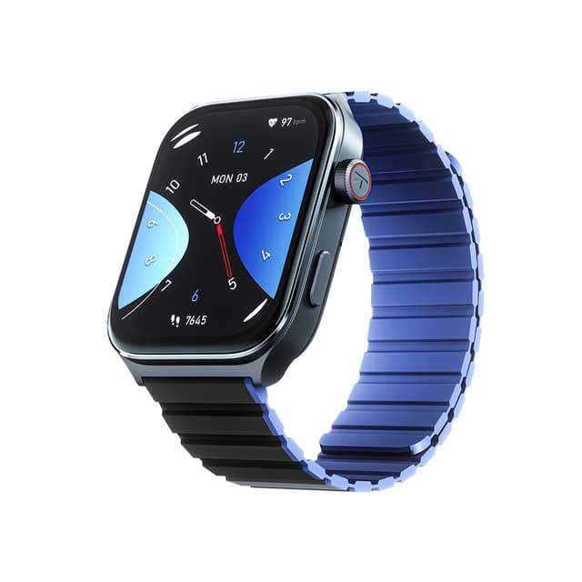 Смарт часы, Kieslect, Calling Watch Ks2, YFT2059EU, Дисплей 2.01" AMOLED FHD, Разрешение 410 x 502, Водонепроницаемость (3 ATM), Батарея 300 мАч, Синий