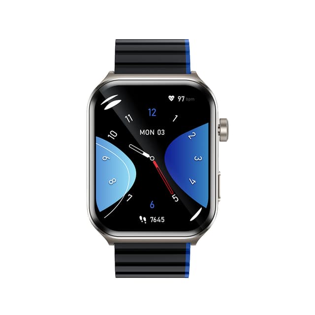 Смарт часы, Kieslect, Calling Watch Ks2, YFT2068EU, Дисплей 2.01" AMOLED FHD, Разрешение 410 x 502, Водонепроницаемость (3 ATM), Батарея 300 мАч, Серый