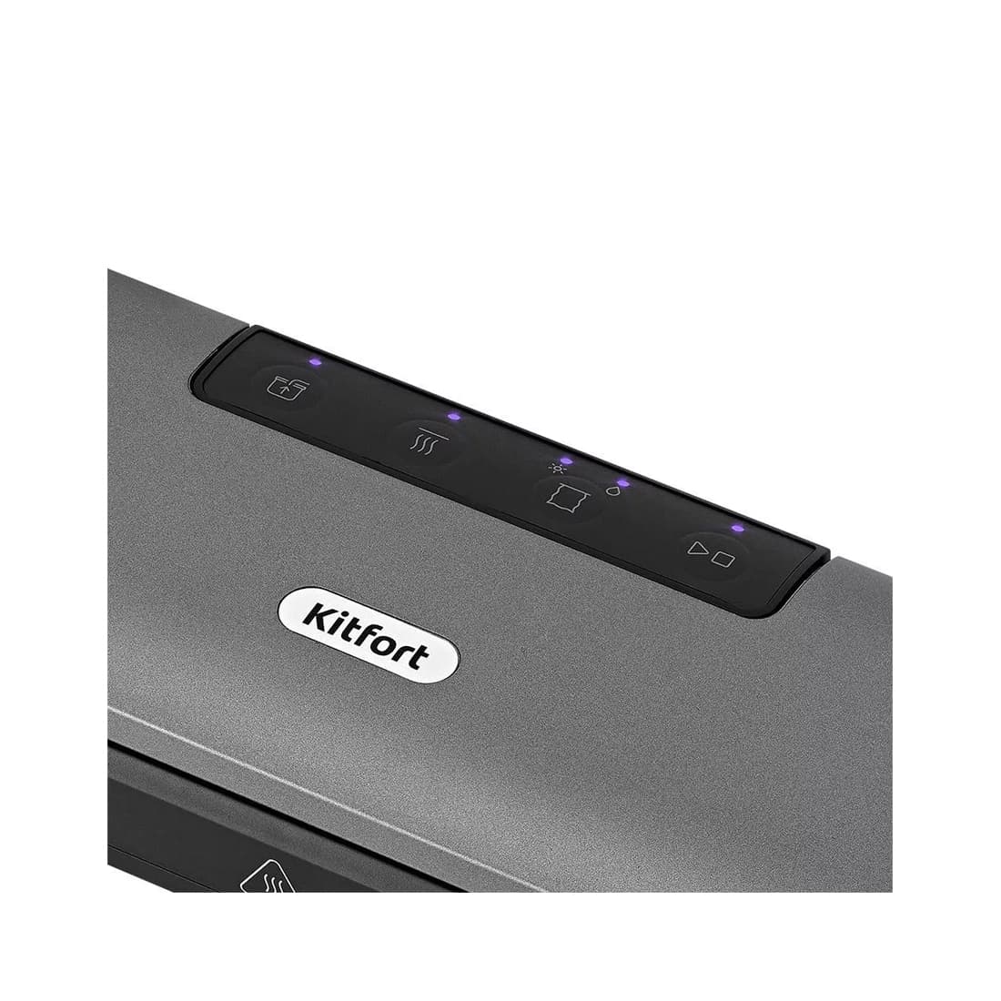 Вакууматор, Kitfort, КТ-1527, Мощность 95 Вт, Создаваемое разрежение (максимум) 0,6 бар, Ширина пакета для вакуумирования 29 см, Длина шнура 0,9 м, Цвет церный