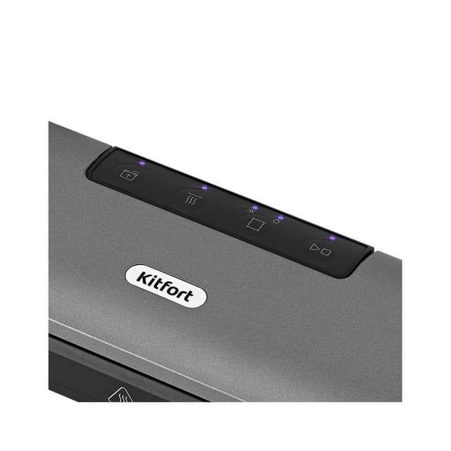 Вакууматор, Kitfort, КТ-1527, Мощность 95 Вт, Создаваемое разрежение (максимум) 0,6 бар, Ширина пакета для вакуумирования 29 см, Длина шнура 0,9 м, Цвет церный