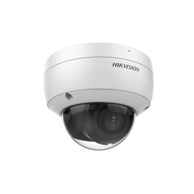 IP видеокамера, Hikvision, DS-2CD2123G2-IU(D), Купольная, CMOS- матрица 1/2.8" progressive, ИК до 30м, AcuSense 2 mp, 0.005 Lux F1.6, Фиксированный f2.8мм, Аудио 1Микрофон, 1MicroSD до 512Gb, WDR, IP67, PoE, 12VDC