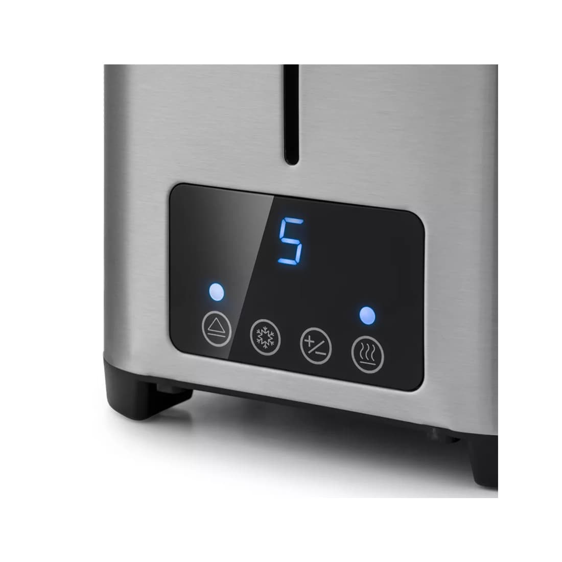 Тостер, Kitfort, КТ-2048, Мощность 850 Вт, Количество тостов 2, оличество слотов 2 шт, Функционал и управление, Автоматическое центрирование тостов есть, цвет серебристый