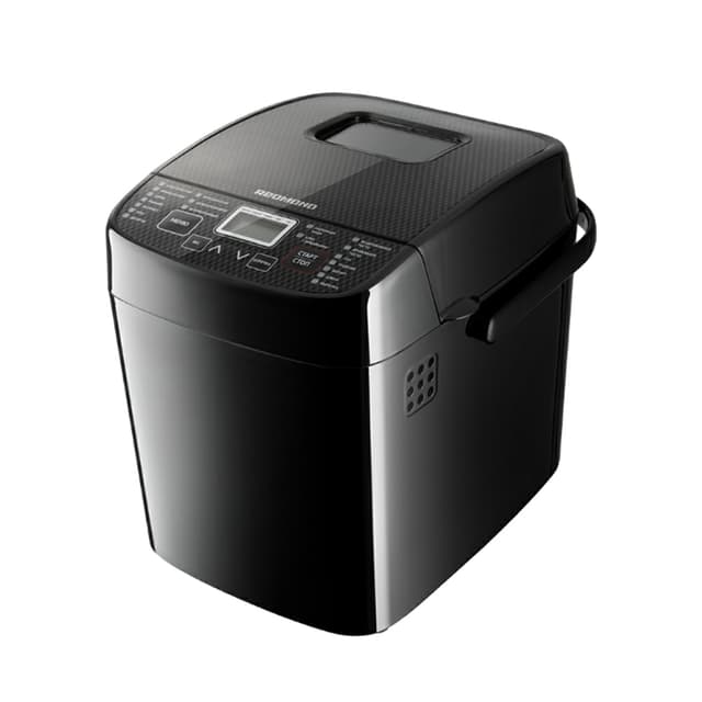 Хлебопечь, Redmond, RBM-1908, 450 Вт, Количество программ 19, Таймер, Смотровое окно, Размер выпечки 500/750гр, Выбор корочки, Черный