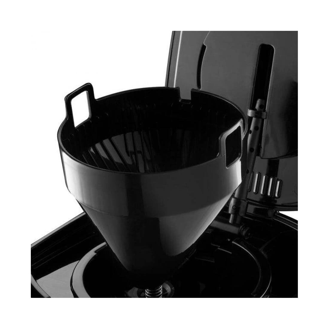 Кофеварка капельная, Russell Hobbs, 26990-56, Мощность 1000Вт, Молотое кофе, Объем 1.5л, Кнопочное управление, Синий ЖК-дисплей, Съемный моющийся держатель фильтра, Автоматическое сохранение тепла, Серебрянный