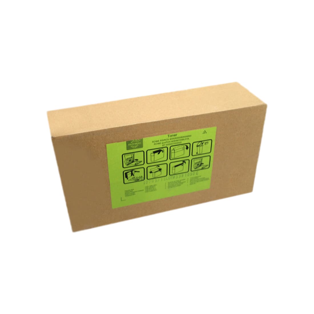 Тонер-картридж, ROWE, (BT0000/07/00/022), Для ROWE Ecoprint i4/i6/i8/i10/RCS 4000/6000/8000/9000, упаковочная коробка является емкостью для отработанного тонера, 2 шт х 300 гр. / 1,6 км (1 600K)