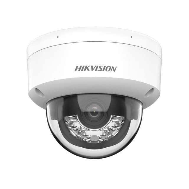 IP видеокамера, Hikvision, DS-2CD1143G2-LIUF, Купольная, CMOS- матрица 1/3" progressive Smart, ИК/Белая до 30м, 4 mp, 0.005 Lux F1.6, Фиксированный f2.8мм, Аудио 1Микрофон, 1MicroSD до 512Gb, WDR, IP67, PoE 12VDC