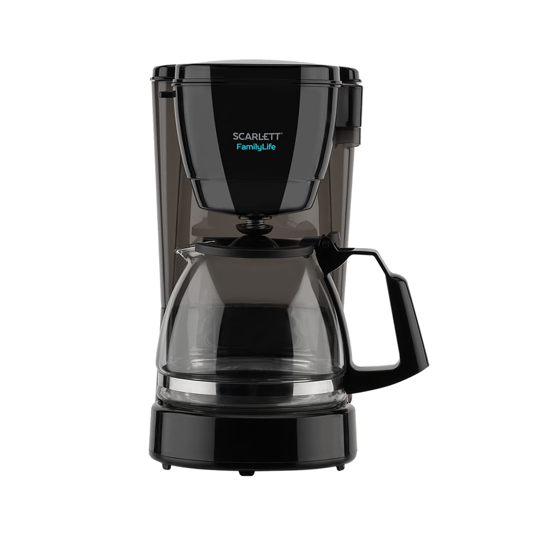 Кофеварка капельная, Scarlett, SC-CM33018, Мощность 600 Вт, Объём кофейника 750 мл, Съемный многоразовый фильтр, Платформа для подогрева